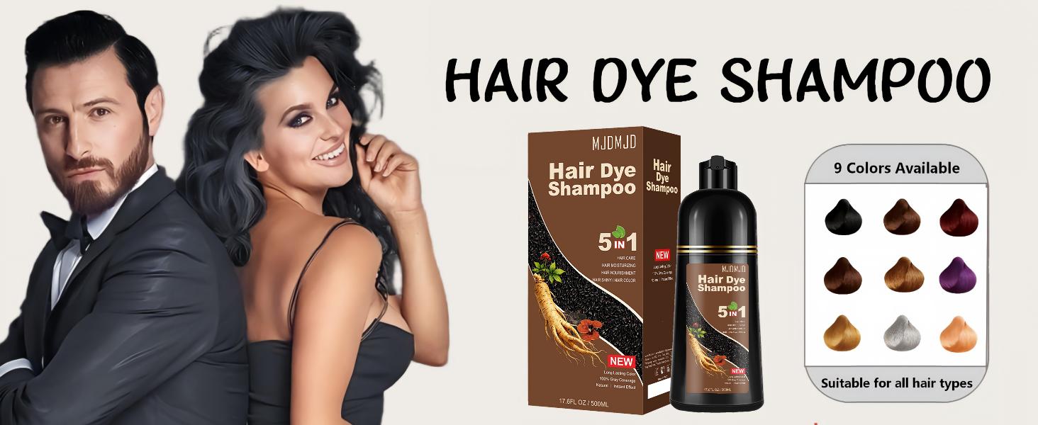 MJDMJD Blonde Brown 5 in 1 Hair Dye Shampoo - Natural Ingredients Can cover gray hairs, Contains Ginseng Extract, Natural Hair coloring, Plant Hair Care,500ml 613 honey blonde silver dye wine sweet mint adore kit kids braider MJDMJD Blonde Brown 5 in 1 Hair Dye Shampoo - Natural Ingredients Can cover gray hairs, Contains Ginseng Extract, Natural Hair coloring, Plant Hair Care,500ml 613 honey blonde silver dye wine sweet mint adore kit kids braider