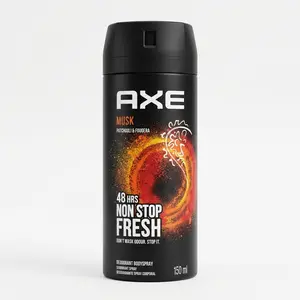 AXE Musk Deodorant Body Spray (5.08oz/150ml) Cinnamon & Amber - 48-Hour Non-Stop Fresh
