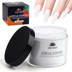 Acrylic Nail Powder, Valentine‘s Acrylic Nail Powder, 120g/4.23oz Acrylic Powder Large Capacity Professional Acrylic Nail Powder for Nail Acrylic Extension, Nail Carving, Long-Lasting, DIY Nail Art Kit for Beginner DIY at Home Nailcare
