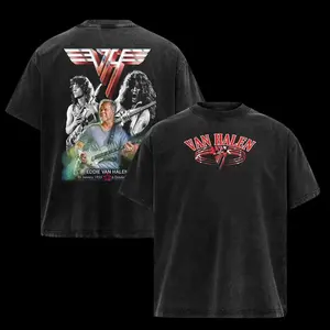 Van Halen World Tour 1984 Vintage Tee – Classic Rock Concert Shirt, Retro 80s Graphic for Electric Guitar Lovers & Stage Legends