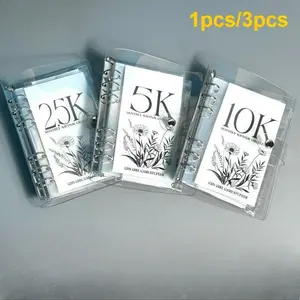 12-Month 200 Envelopes Money Saving Challenge Binder, 10k Dollars Money Saving Challenge Book, Loose Leaf Savings Book Challenge Envelope Savings Book