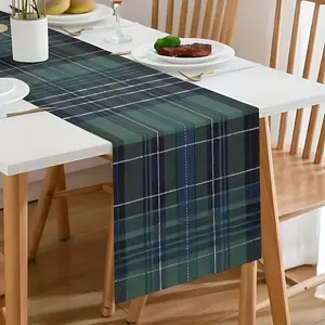 1 piece, classic plaid table runner, Scottish-style checkered tablecloth, suitable for dining room decoration, home coffee table, hotel and restaurant decoration, festive celebration setup, stylish home decor