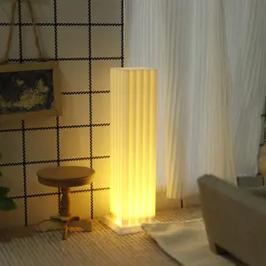 Miniature Floor Lamp with Light 1:12 Dollhouse Furniture DIY Toy for Pretend Play, Perfect Gift, Doll Seat