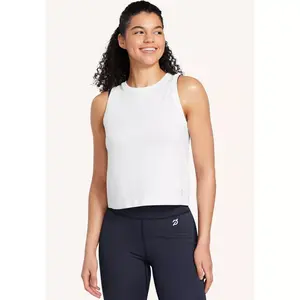 Peloton Women's Seamless Muscle Tank, White, M/L