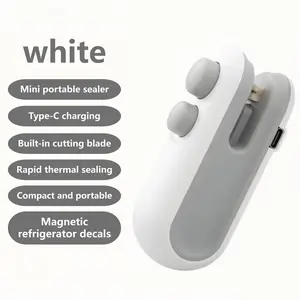 Mini portable sealer for Snacks – Fast Thermal Seal, Built-in Cutter, Travel-Friendly Tool