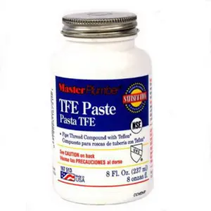 212 MAIN William H Harvey Teflon-Based TFE Thread Sealing Paste - 8oz Slow Drying Non-Stick Thread Sealer, 8oz Container