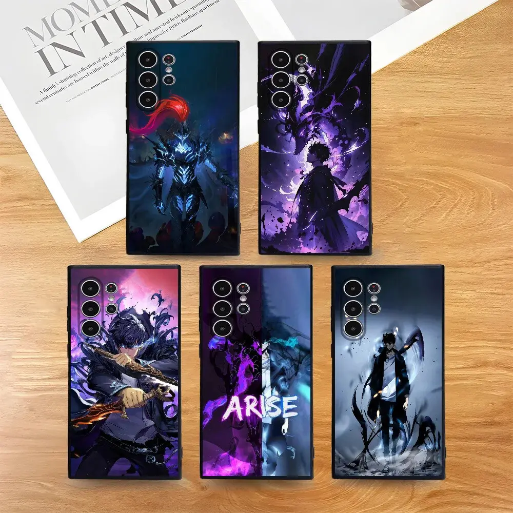 Customized Anime Themed TPU Silicone Smartphone Case - Anti-Slip, Full Cover Protection Accessory for Samsung S26, S25, S24, S23, S22, S21, A14, A15, A16, A35 Ultra, Plus, FE Models