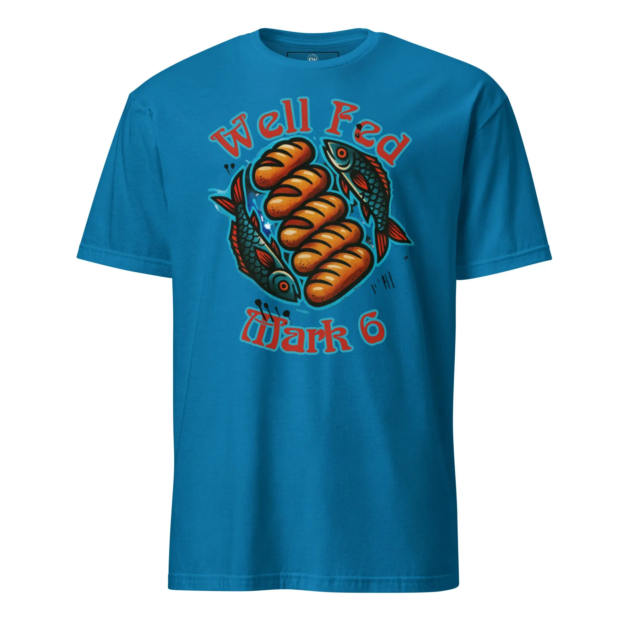 Well Fed Mark 6 Unisex T-Shirt - Ultra Soft 100% Cotton & Polyester Blend - Casual Crew Neck Short Sleeve Tee for Summer - Ethical & Eco Friendly - Sizes S to 3XL