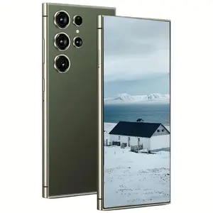 S25Ultra Android Smartphone, 6.8 Inch Dual 108MP+48MP Cameras, Long-Lasting 6800mAh Battery, Fast Charging, OTG Function, Facial Recognition Unlocking, Stylus, 12GB RAM +512GB ROM, 5G Network, Unlock Cellphone