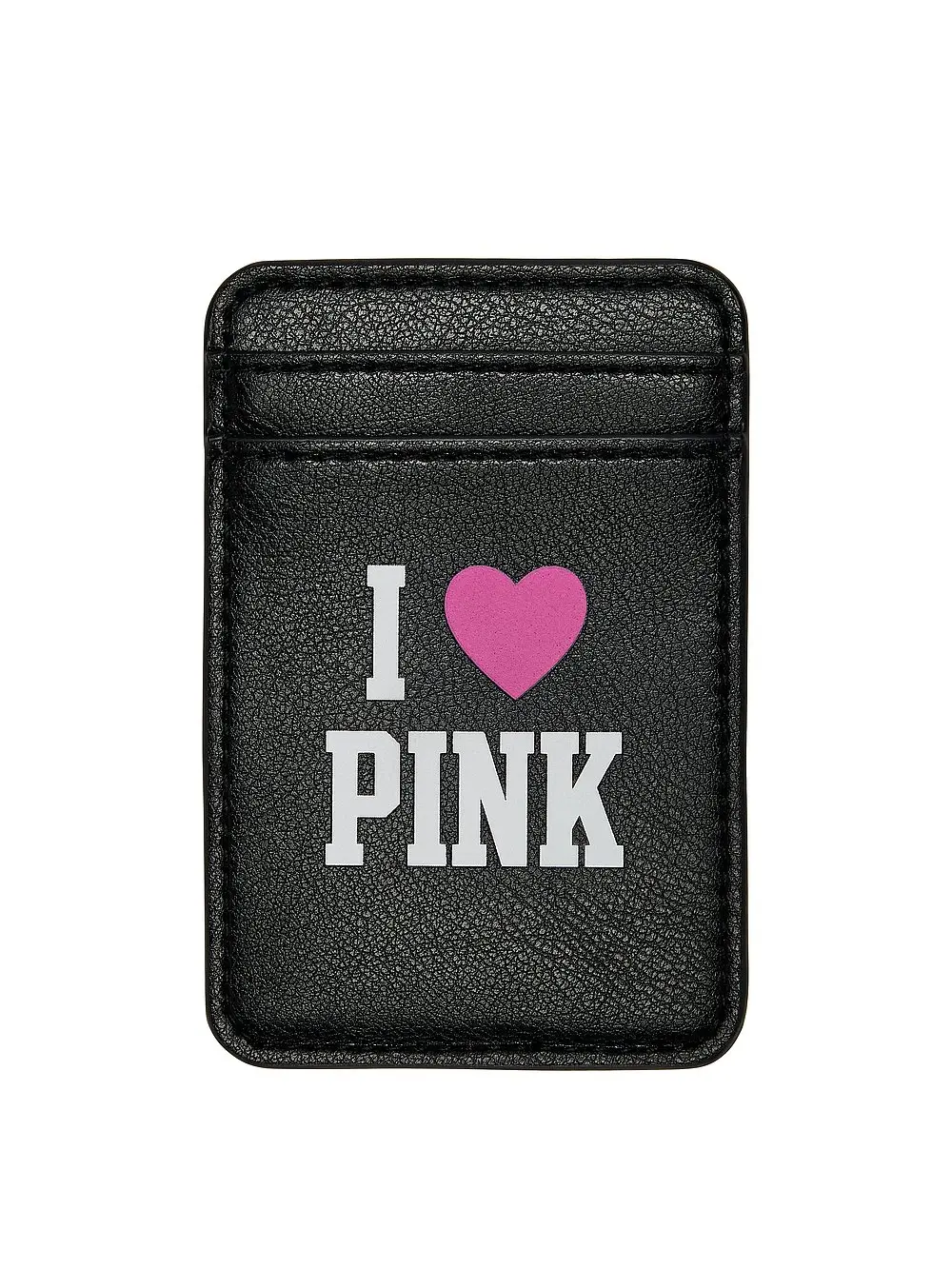 PINK Adhesive Stick-On Card Holder