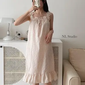 Vietnam Plaid Pj dress