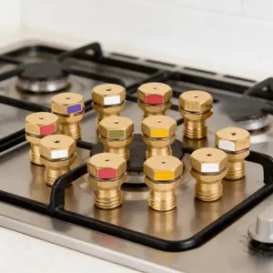 LP Propane Conversion Kit Full Set Brass Orifice With Instructions For Range And Cooktop