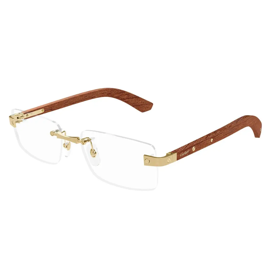 Pre-owned Cartier CT0513O 002 Eyeglasses