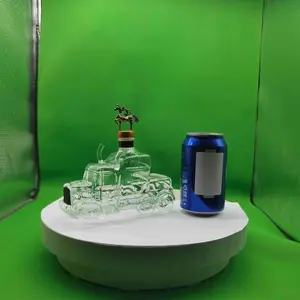 Handmade High Borosilicate Glass Whiskey Bottle, Creative Bar Decor, Wine, Brandy, Xo, Tequila, Spirits Dispenser, 1pc 2026 New Model