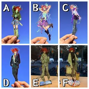 HOT NEW Anime Kasane Teto Cosplay Acrylic Figure Stand Model Desk Display Decor Prop Child Standing Toy Birthday Present Gift