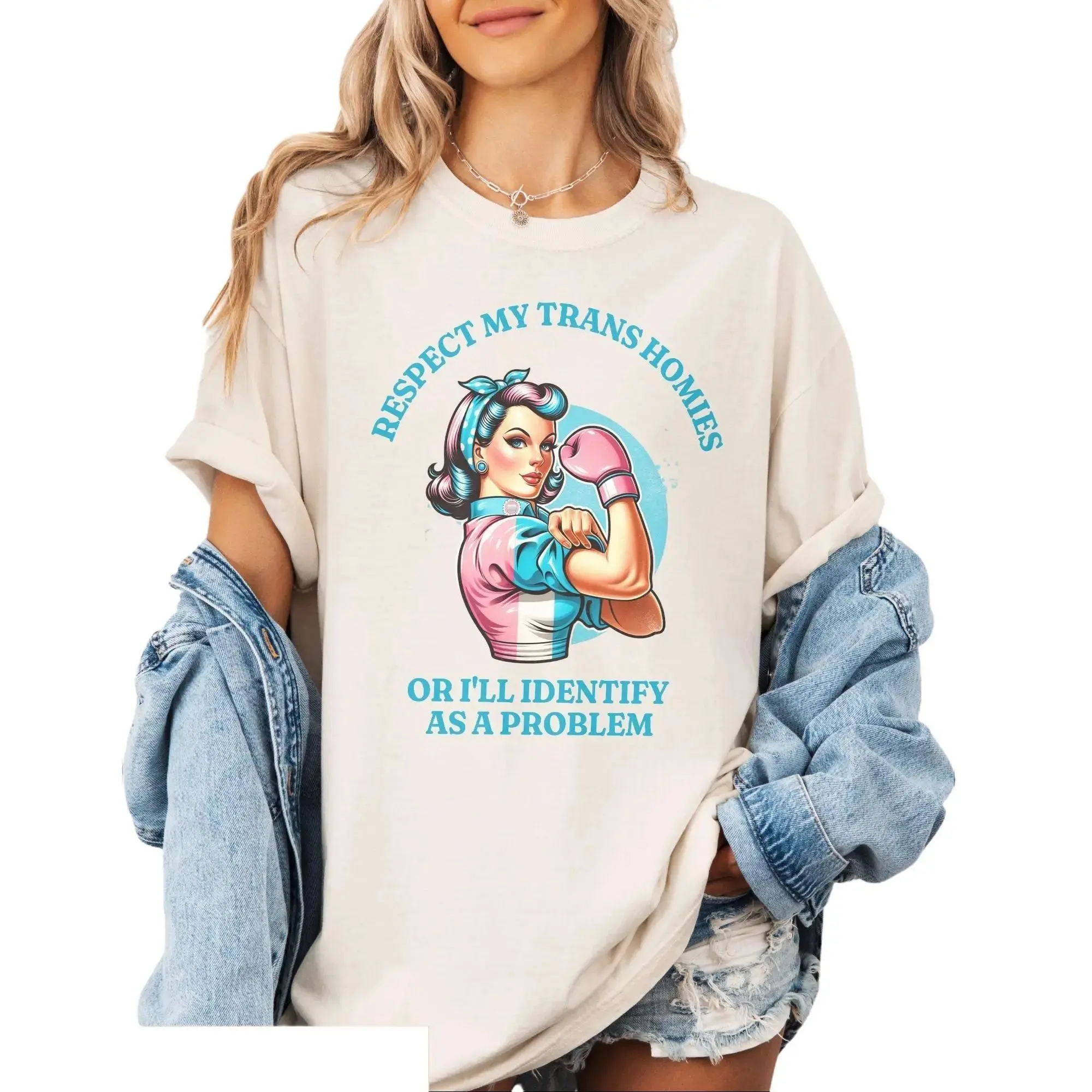 Respect My Trans Homies Shirt, Funny Trans Ally Tshirt Activist Tee Social Justice Liberal Protect Trans Kids LGBTQ Support