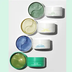 【TENZERO】 Hydrogel Eye Patch - Aloe / Cica / Collagen / Vita C | Soothing, Moisturizing, Brightening, Firming Under Eye Care