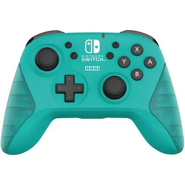 Nintendo Officially Licensed HORI-Pad Wireless Controller - Teal Handheld Gamepad, Switch Console Accessories