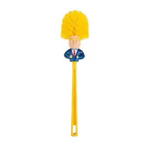 Funny Toilet Brush,Prank Toilet Brush Cleaner, Funny ToileScubber,Make Toilet Great Again, Commander in Crap(Thumb Up Toilet Brush)