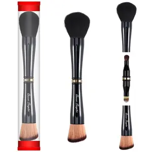 4-in-1 Travel Makeup Brush Set with Case