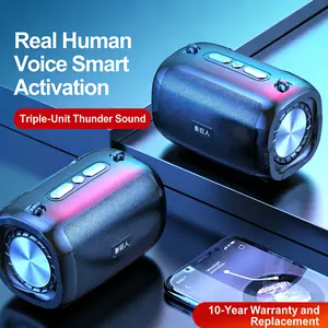 CLAISON Portable Bluetooth Speaker with Xiaoyi AI Voice Assistant, Triple-Unit Thunder Sound, Loud Volume, 3200mAh Battery 20H Playtime, Payment Announcement, Smart Voice Calling, 10-Year Warranty, Ideal for Home & Outdoor Use