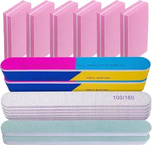 Nail File and Buffer Set (16 Pack), Nail File Kit Professional Nail Files & Buffers Manicure Supplies Filer Buffer for Natural Nails.