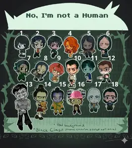 No, I'm not a Human - Acrylic Keychain