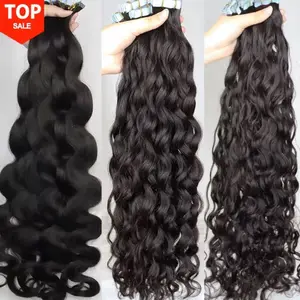 BrisRawHairCo Tape Ins - 100% Raw Human Hair Extensions