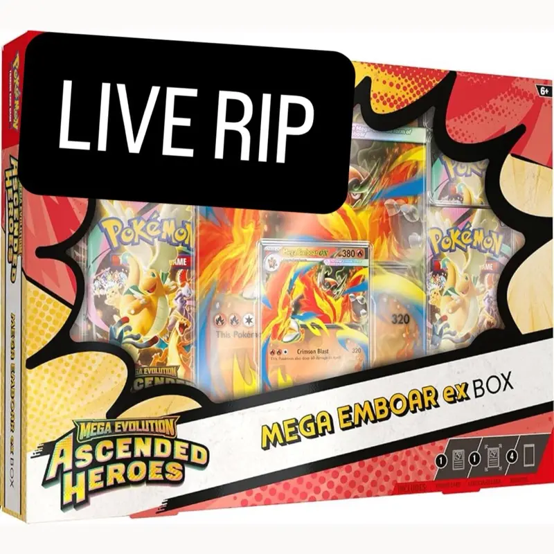 Mega Emboar EX Box (Live)