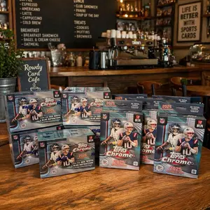 Break #18 Topps Chrome 2025 Blasters (5 boxes) and Topps Chrome 2025 Hangers (5 boxes)