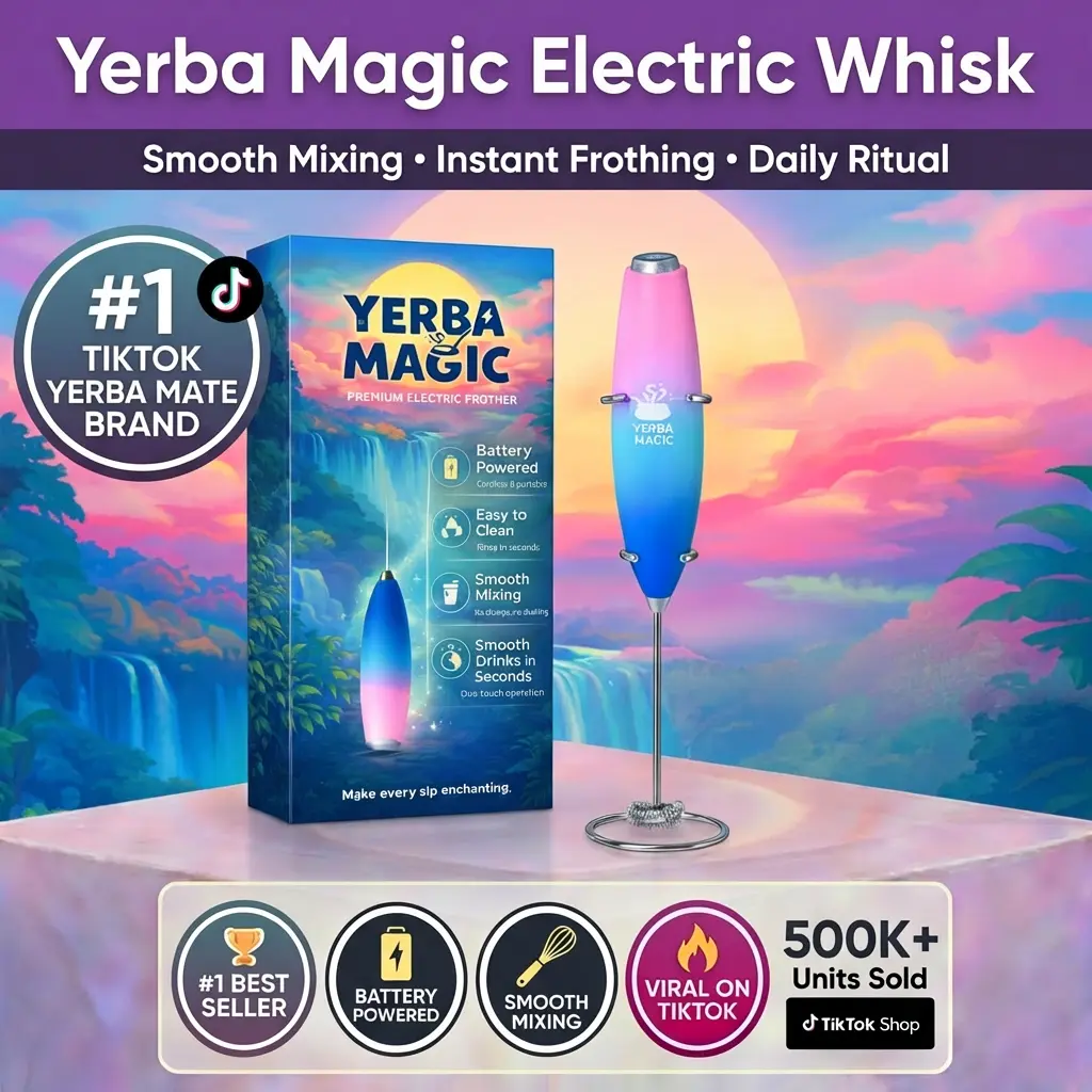 Yerba Magic® Electric Whisk – Smooth Drinks in Seconds