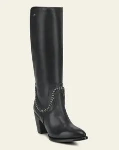 CUADRA WOMEN'S TALL ELEGANT BLACK SANTANA BOOTS