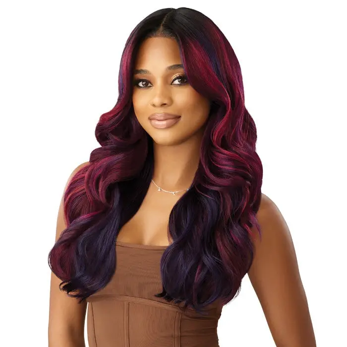 Melted Hairline By Outre Glueless HD Lace Front Wig - ALVINA Melted Hairline By Outre Glueless HD Lace Front Wig - ALVINA