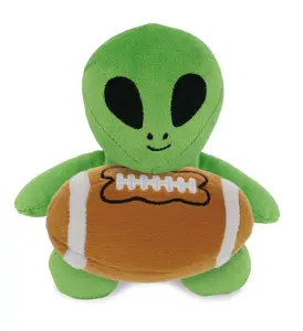 6" PLUSH - SPACE ALIEN WITH FOOTBALL PLUSH