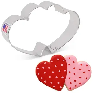 Double Heart Cookie Cutter 4 5/8"