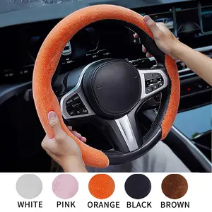 New Upgrade car steering wheel cover - Anti-Static & Keep Warm, 38cm, for 99% of All Models car accessories women