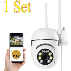 8MP Wifi IP Wireless Security Surveillance PTZ Camera 4X Zoom Cameras Tracking Two-way Audio HD Night Color Cam