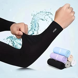 7 Pairs Cooling Arm Covers - Breathable & Stretchy, UV Protection, Available in 7 Colors for Summer Sun Protection and Stylish Design