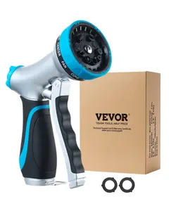 VEVOR Hose Nozzle 10 Spray Patterns Garden Hose Nozzle Sprayer for Watering & Washing Outdoor Tools