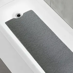 Bathtub Mat Non Slip Shower Mat Soft PVC Loofah Bath Tub Mats for Bathroom 16''x40''