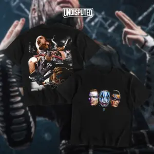 UNDISPUTED Jeff Hardy The Charismatic Enigma Heavy Cotton Shirt WWE Shirt TNA Hardy Boyz Tshirt Hoodie Zip Up Hoodie Wrestling Fan Apparel Menswear Direct-to-garment Breathable Printing