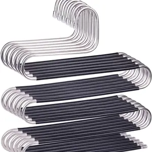 Space Saving Non-Slip Clothing Hanger Set of 6 for Hijabs, Scarves, and Clothes - Home Organizer - Organiser, Hanging