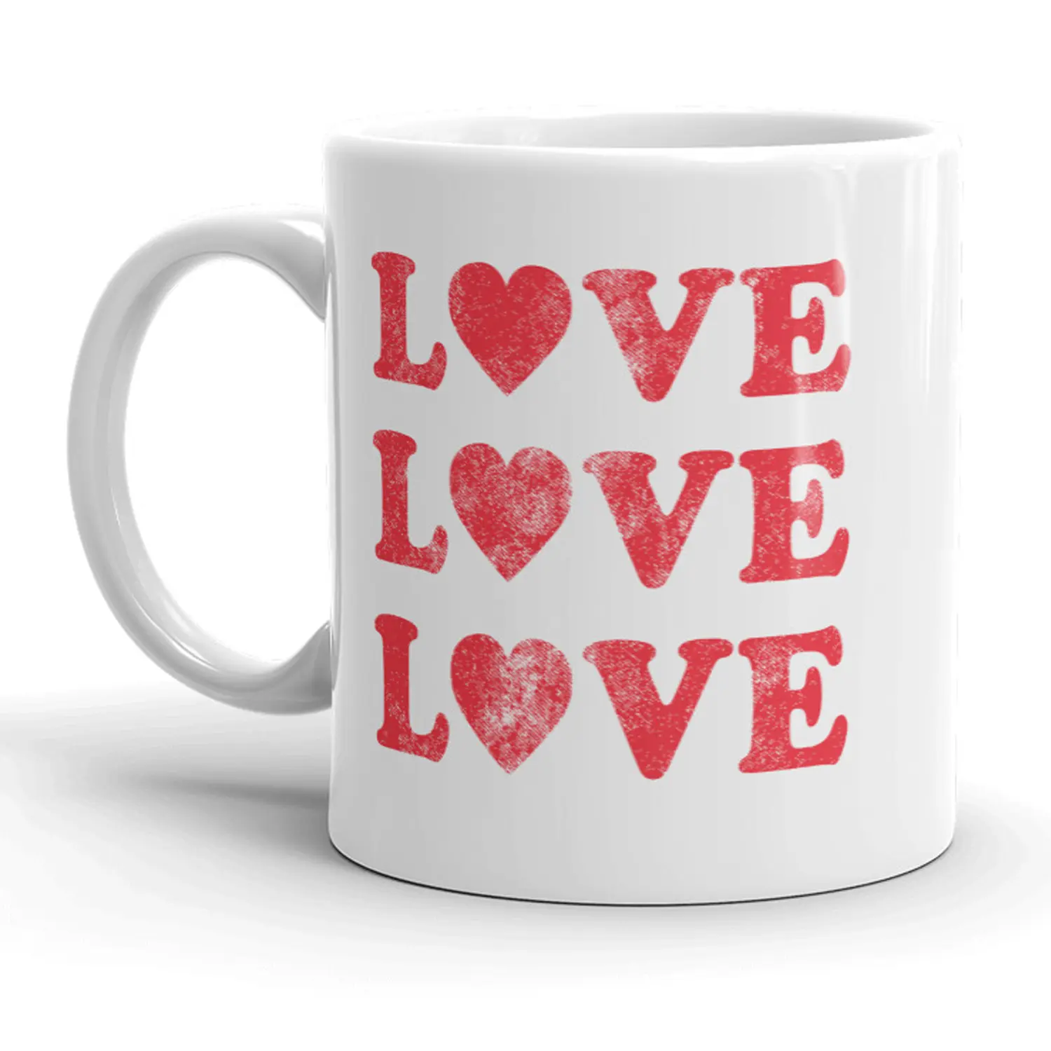 Love Love Love Mug Cute Valentines Day Coffee Cup - 11oz Funny Coffee Mugs Ceramic Printed Drinkware Cup Love Love Love Mug Cute Valentines Day Coffee Cup - 11oz Funny Coffee Mugs Ceramic Printed Drinkware Cup