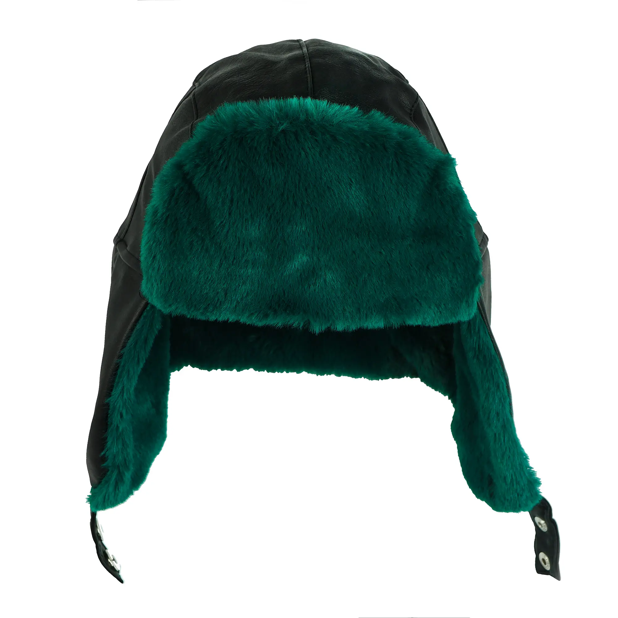 National Lampoon's Christmas Vacation Cousin Eddie Unisex Faux Fur Trapper Hat with Rugged Faux Fur, Antique Snaps