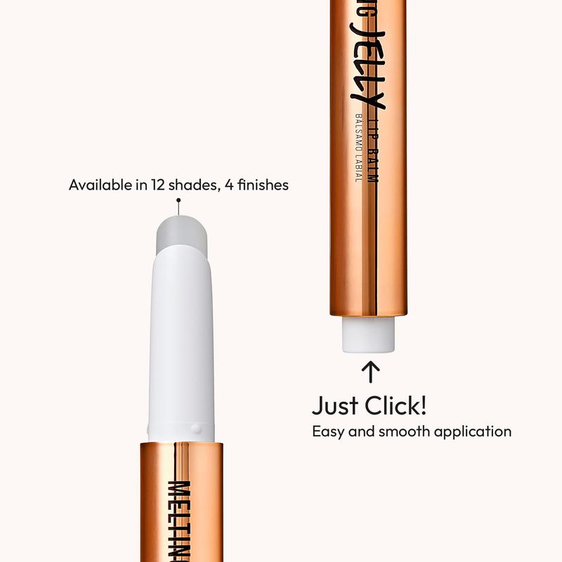 KISS NEW YORK Professional Melting Jelly Lip Balm, High Shine Glossy Lipstick, Plumping Effect Look, Lip Care, Hydrating Lip Gloss Makeup Moisturizer