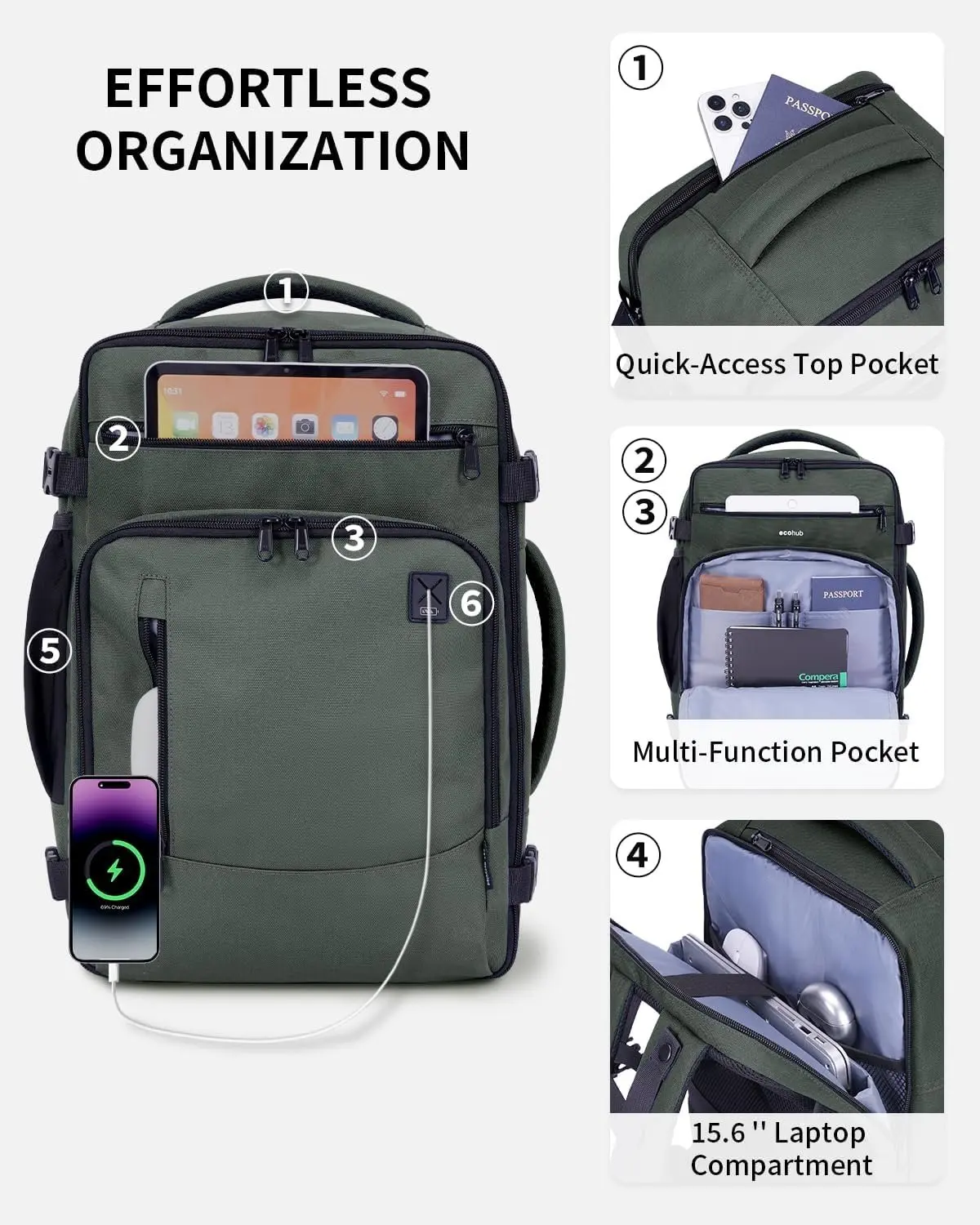 17" Small Travel Backpack, United Airlines Personal Item Bag 17x10x9 with 16 Pockets, Water Resistant Rucksacks Fit 15.6" Laptop, AirTag Pocket, Lightweight Casual Daypack, 25L, Green - TikTok Shop 17" Small Travel Backpack, United Airlines Personal Item Bag 17x10x9 with 16 Pockets, Water Resistant Rucksacks Fit 15.6" Laptop, AirTag Pocket, Lightweight Casual Daypack, 25L, Green - TikTok Shop
