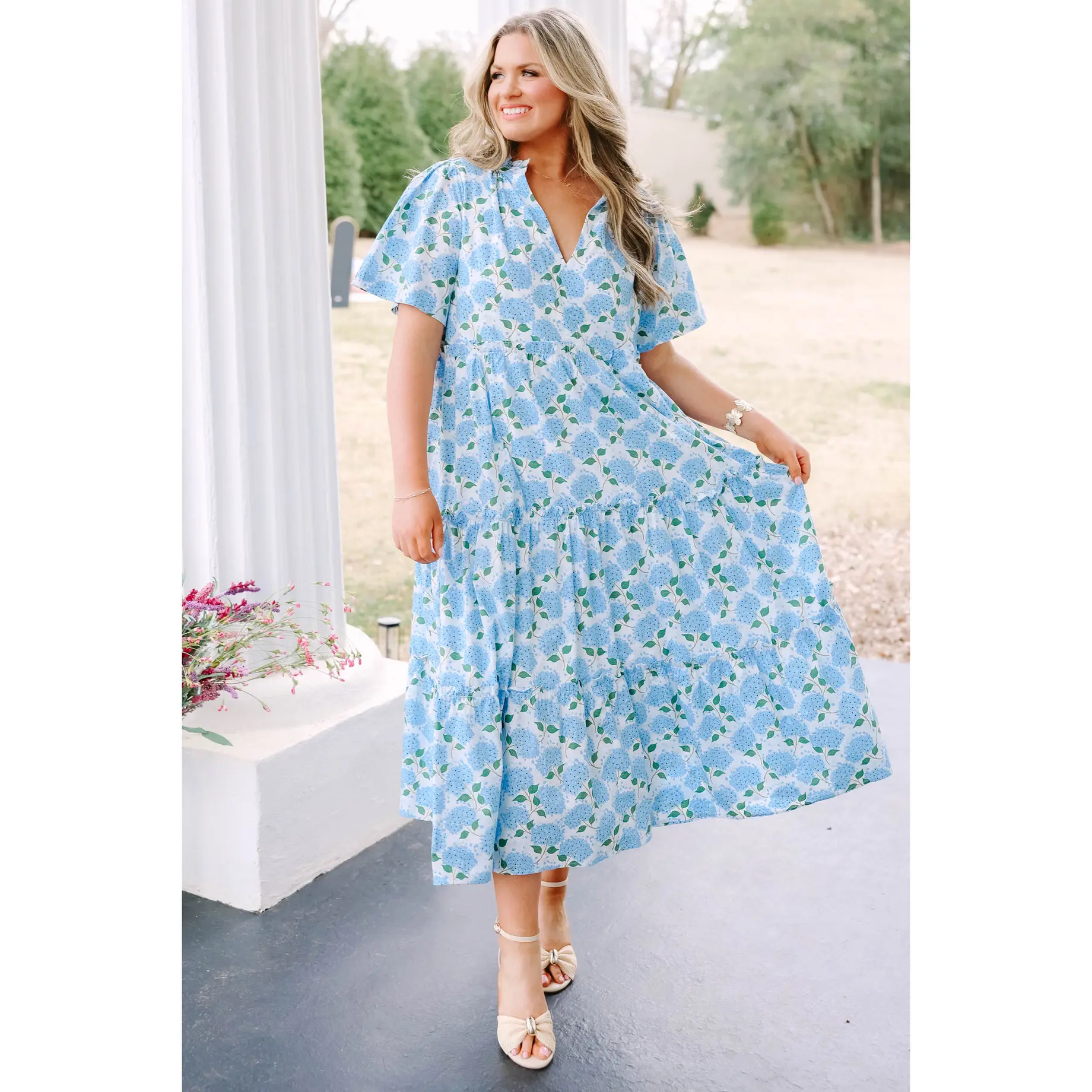 Straight Shot Dress, Hydrangea Blue