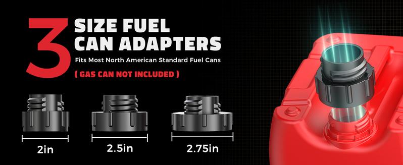 Cordless Fuel Transfer Pump Compatible with DeWalt 20V & Milwaukee 18V Batteries, Battery NOT Included, 3.2 GPM Portable Electric Gas Can Pump with 51'' Hose & 3 Adapters for Diesel Gasoline Oil Water Cordless Fuel Transfer Pump Compatible with DeWalt 20V & Milwaukee 18V Batteries, Battery NOT Included, 3.2 GPM Portable Electric Gas Can Pump with 51'' Hose & 3 Adapters for Diesel Gasoline Oil Water