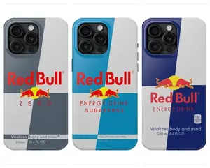 Red Bull Night Shift Edition Phone Case - Neon Aesthetic iPhone Cover - Phone Cover for iPhone 7-17 Pro Max / for Samsung S21-S25 Ultra