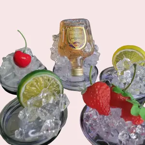 3D TUMBLER LID FOR 20OZ SKINNY(STRAWBERRY)